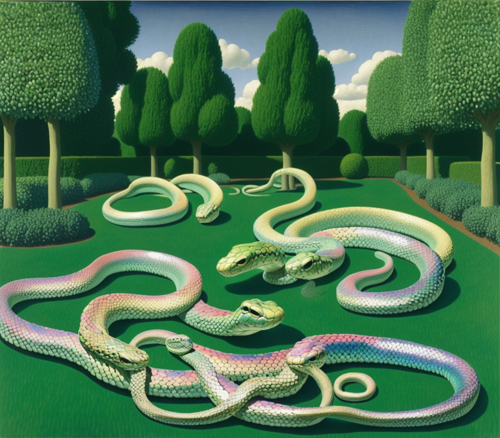 morning slither artwork